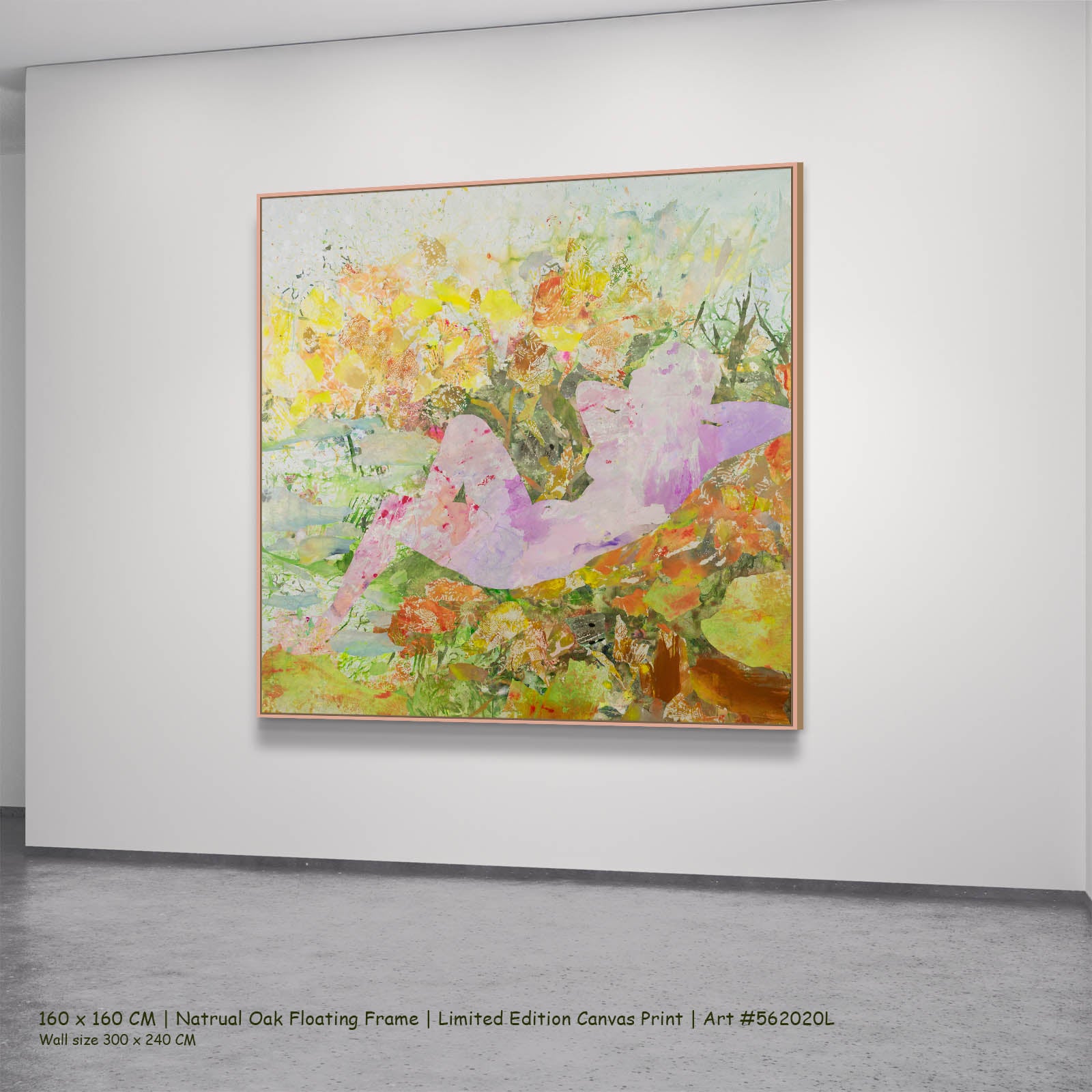 Merge, pink, yellow, green, orange Limited Edition Print by Summer Jiang