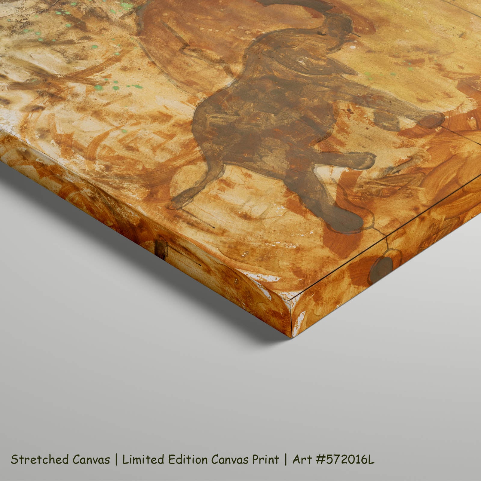 The Home I Don't Belong, brown, yellow Limited Edition Print by Summer Jiang