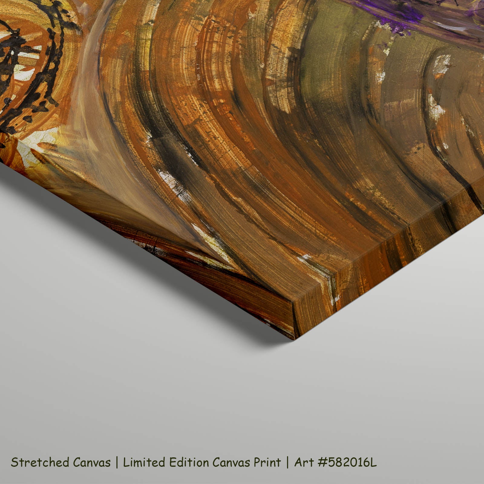 Remembrance, gold, purple, aqua Limited Edition Print by Summer Jiang