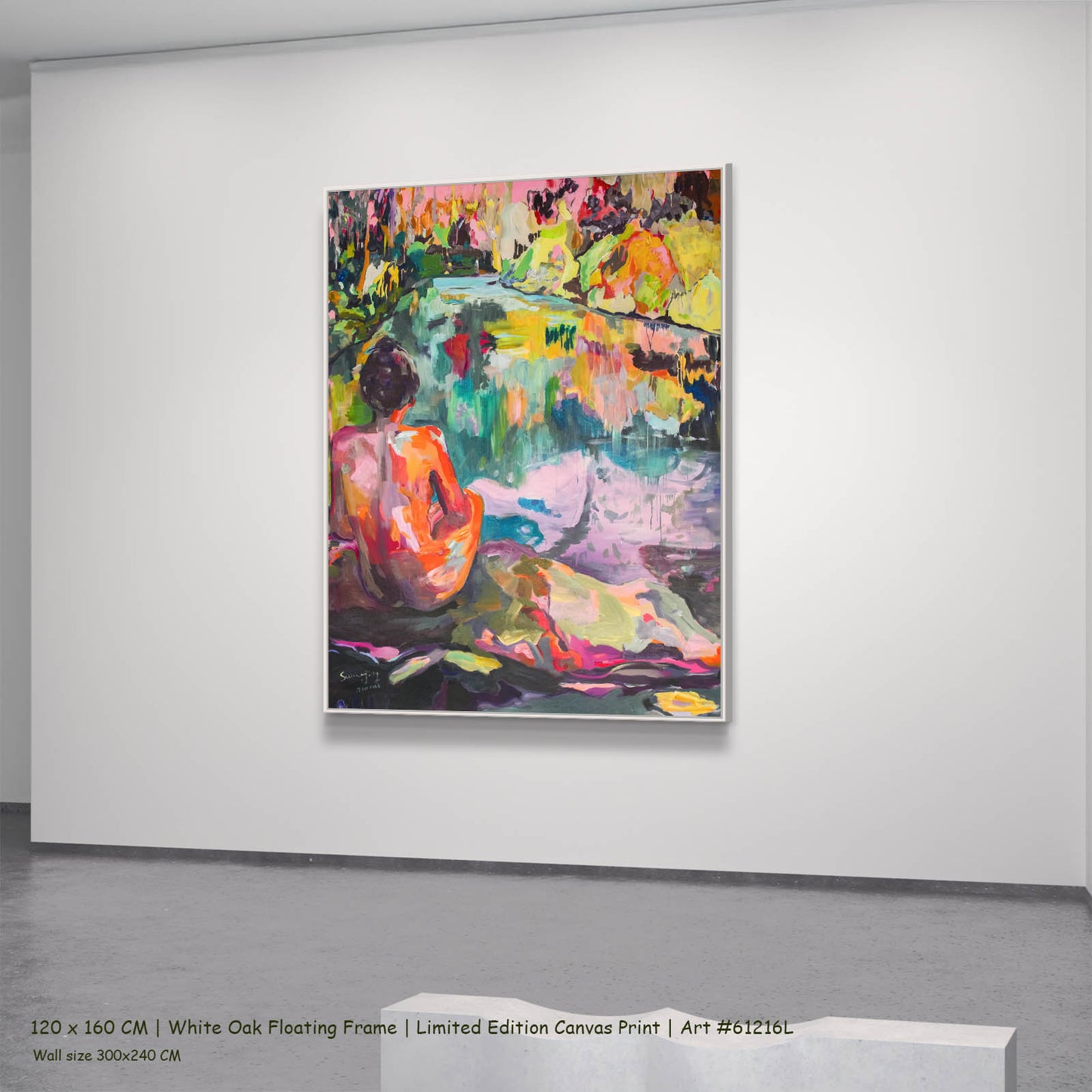 The Start of a Summer, pink, orange, green, yellow Limited Edition Print by Summer Jiang