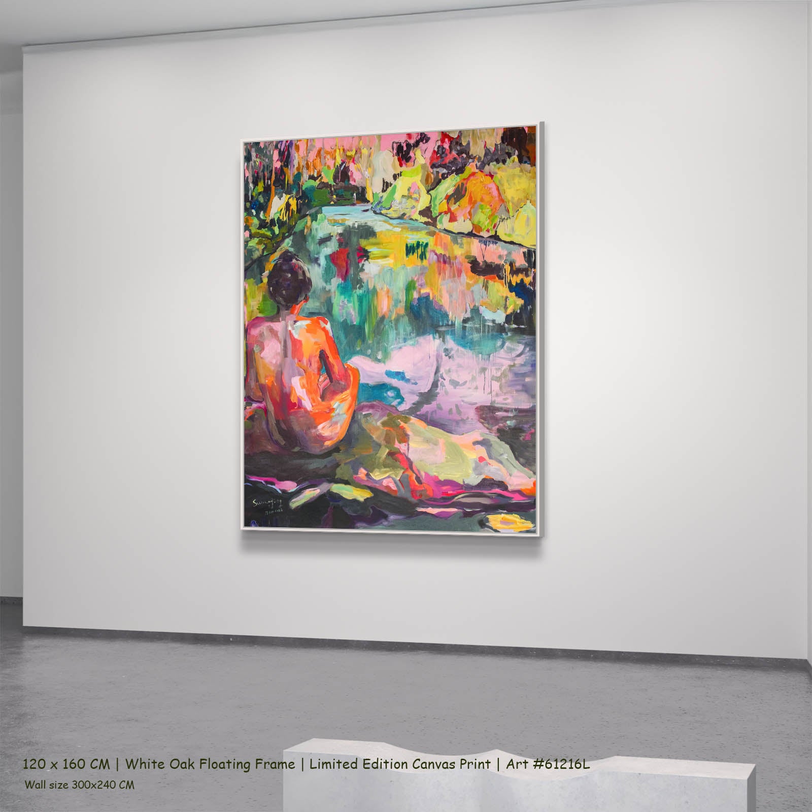 The Start of a Summer, pink, orange, green, yellow Limited Edition Print by Summer Jiang