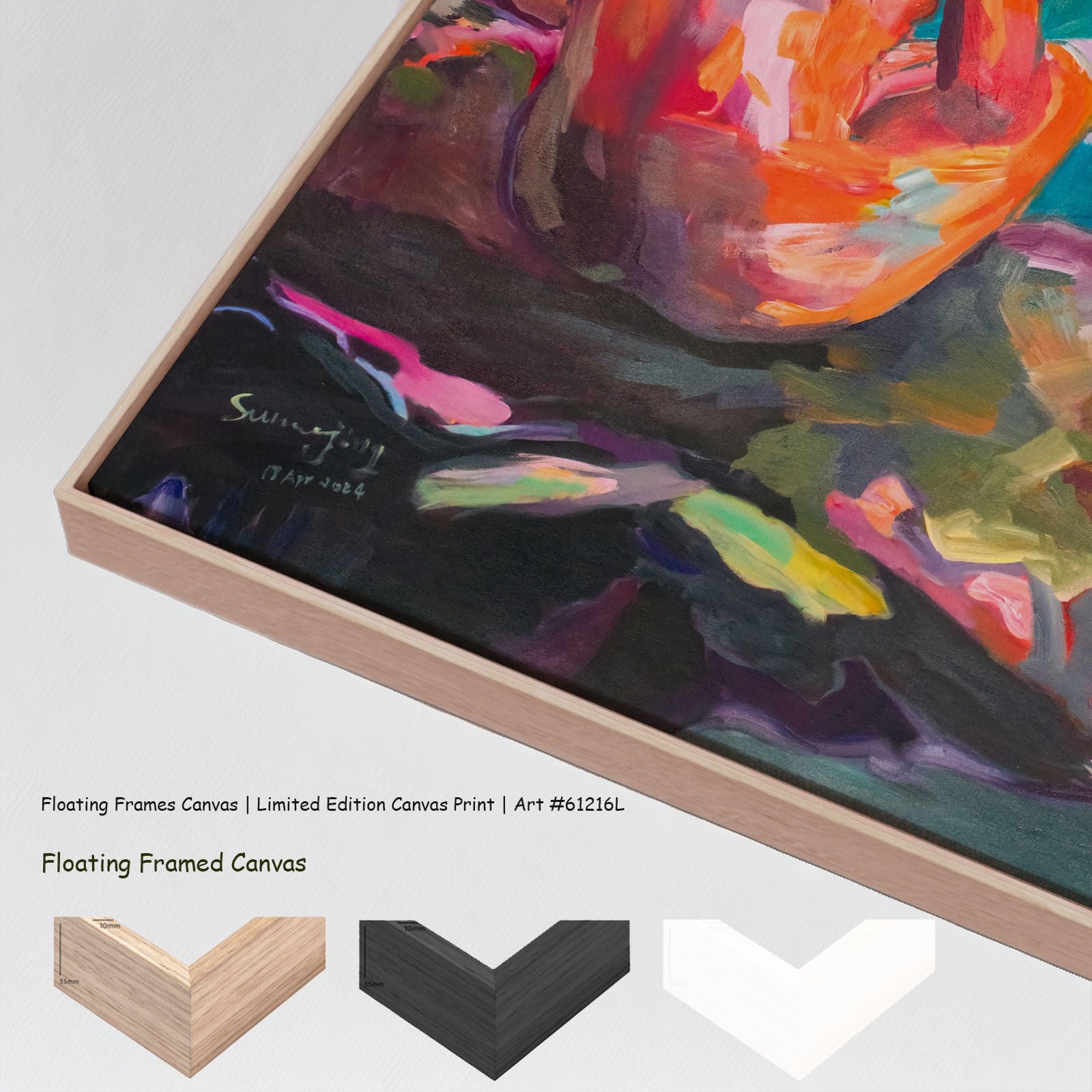 The Start of a Summer, pink, orange, green, yellow Limited Edition Print by Summer Jiang