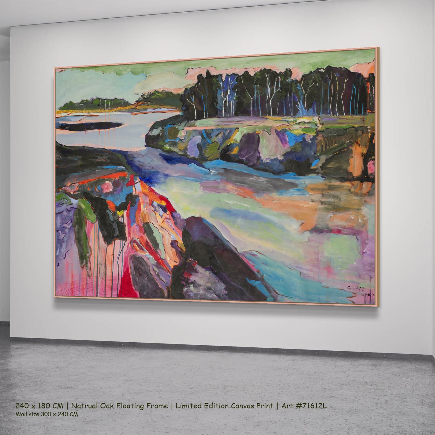 Rebellion, green, blue, pink, purple Limited Edition Print by Summer Jiang