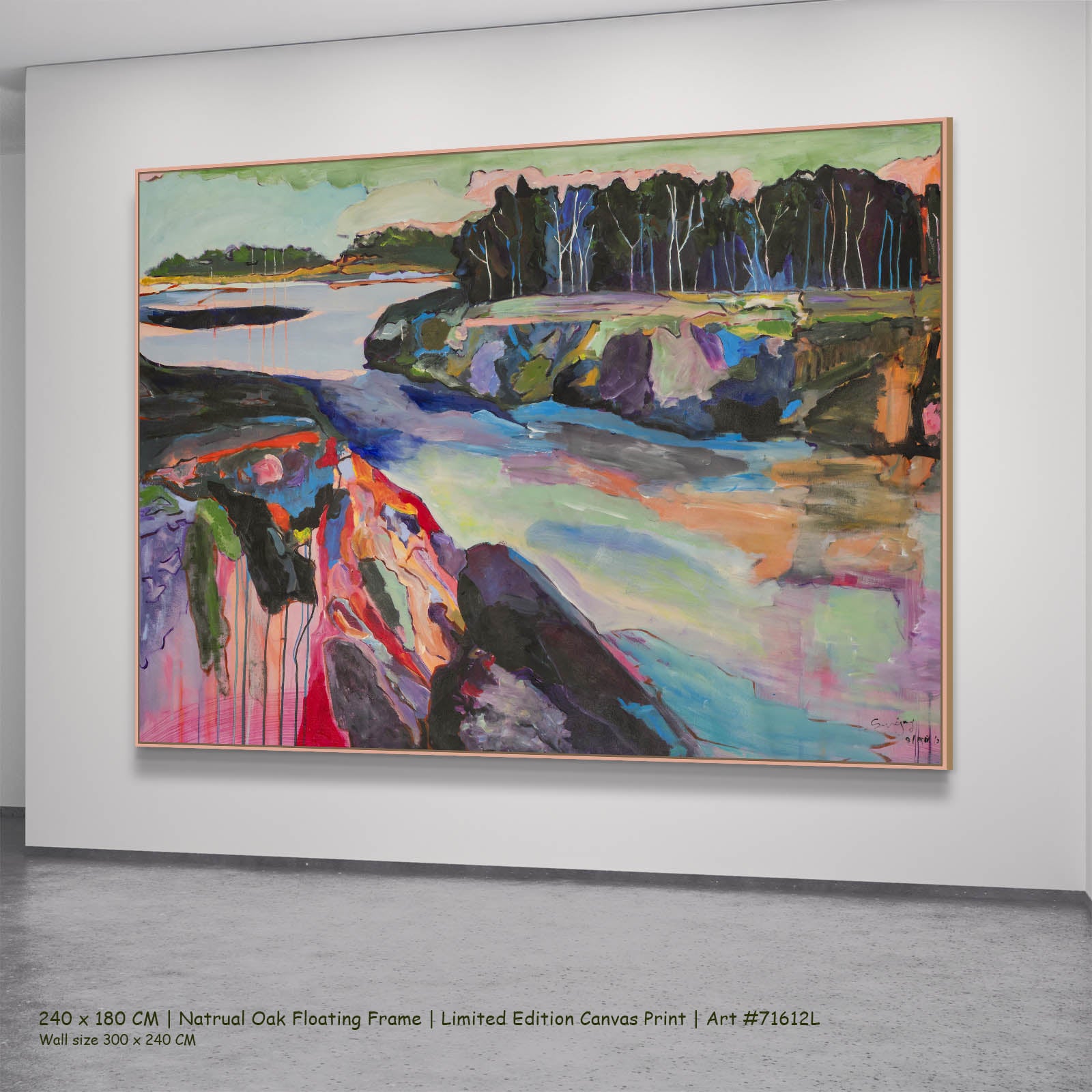 Rebellion, green, blue, pink, purple Limited Edition Print by Summer Jiang