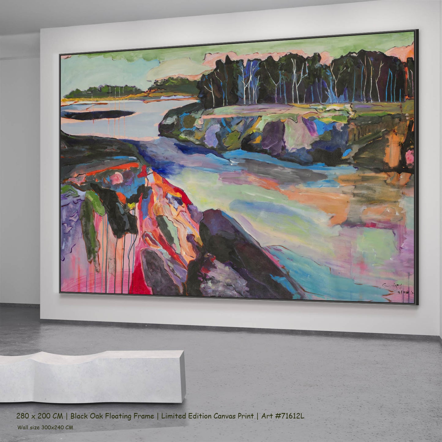 Rebellion, green, blue, pink, purple Limited Edition Print by Summer Jiang
