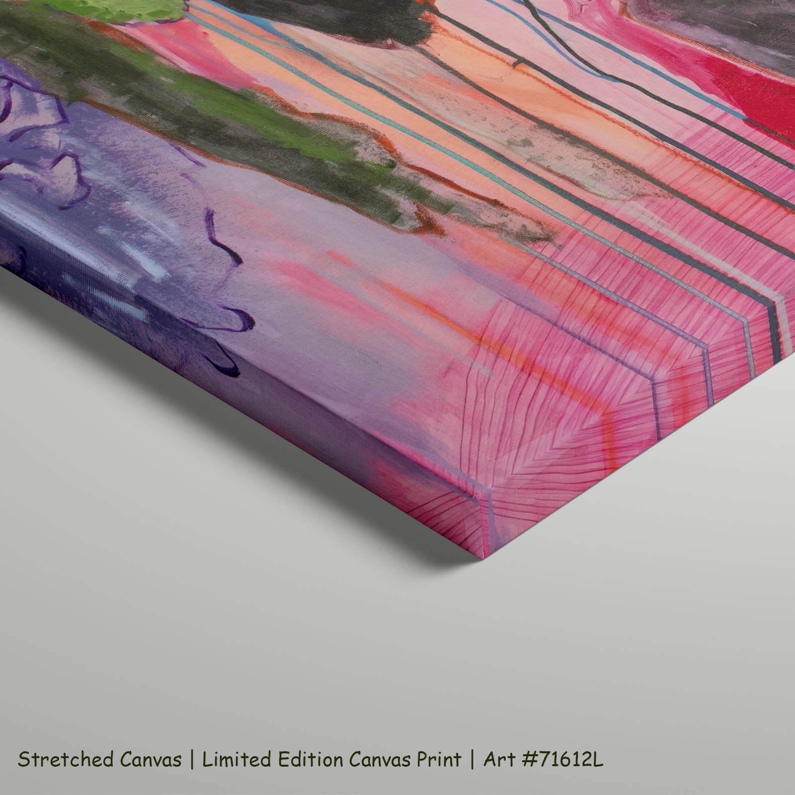 Rebellion, green, blue, pink, purple Limited Edition Print by Summer Jiang