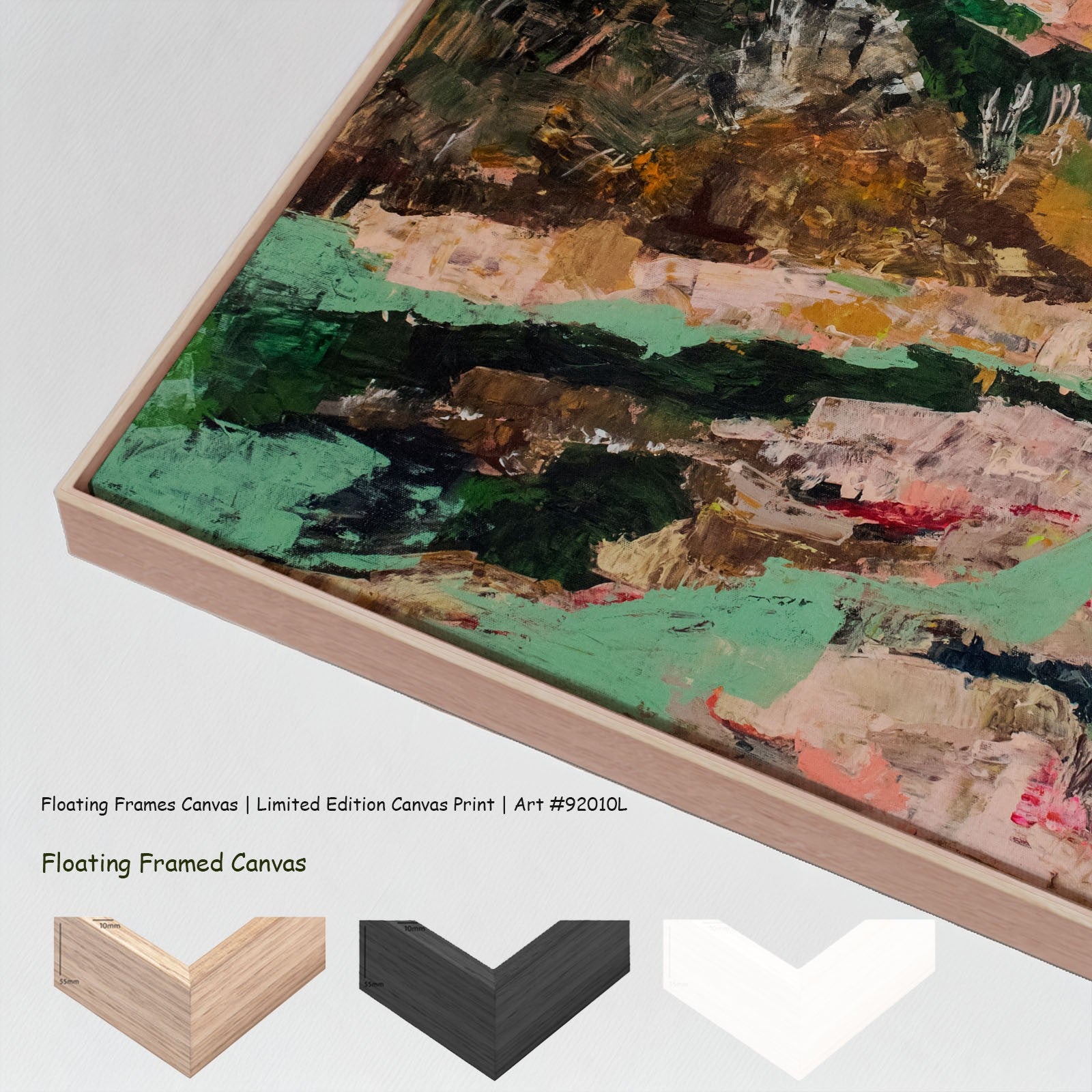 Path of Water, orange, green, pink, yellow Limited Edition Print by Summer Jiang